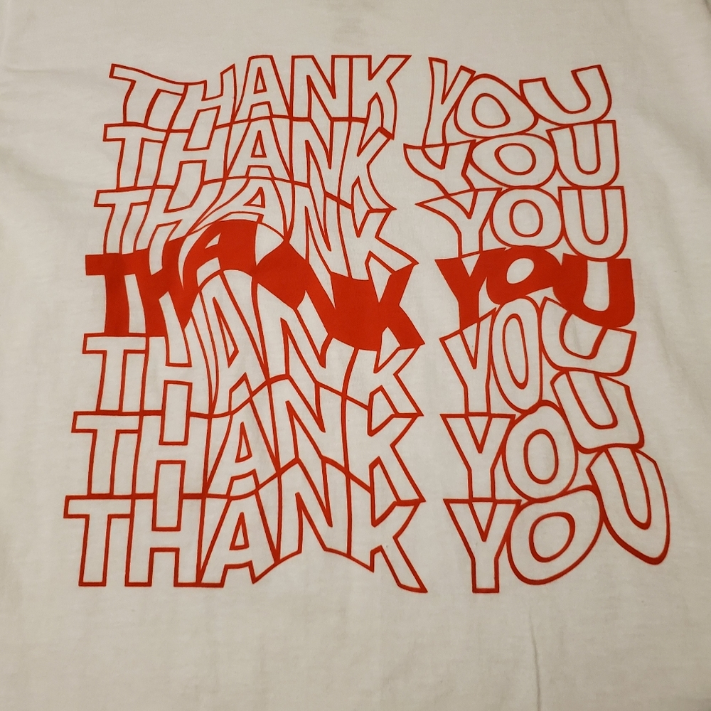 Thank You Trash Bag Novelty Screen Tee - Picture 4 of 4